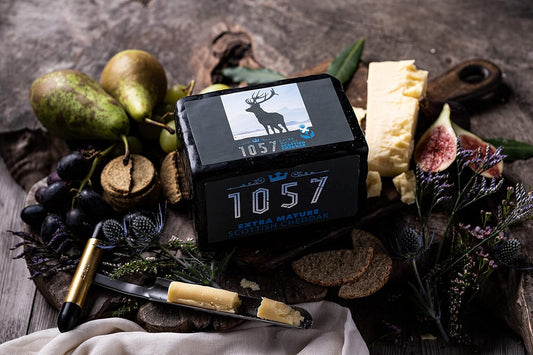 1057 Extra Mature Gourmet Scottish Cheddar Cheese Luxury Block - Average Weight 1.15Kg (+/- 10%) From Great British Trading Limited