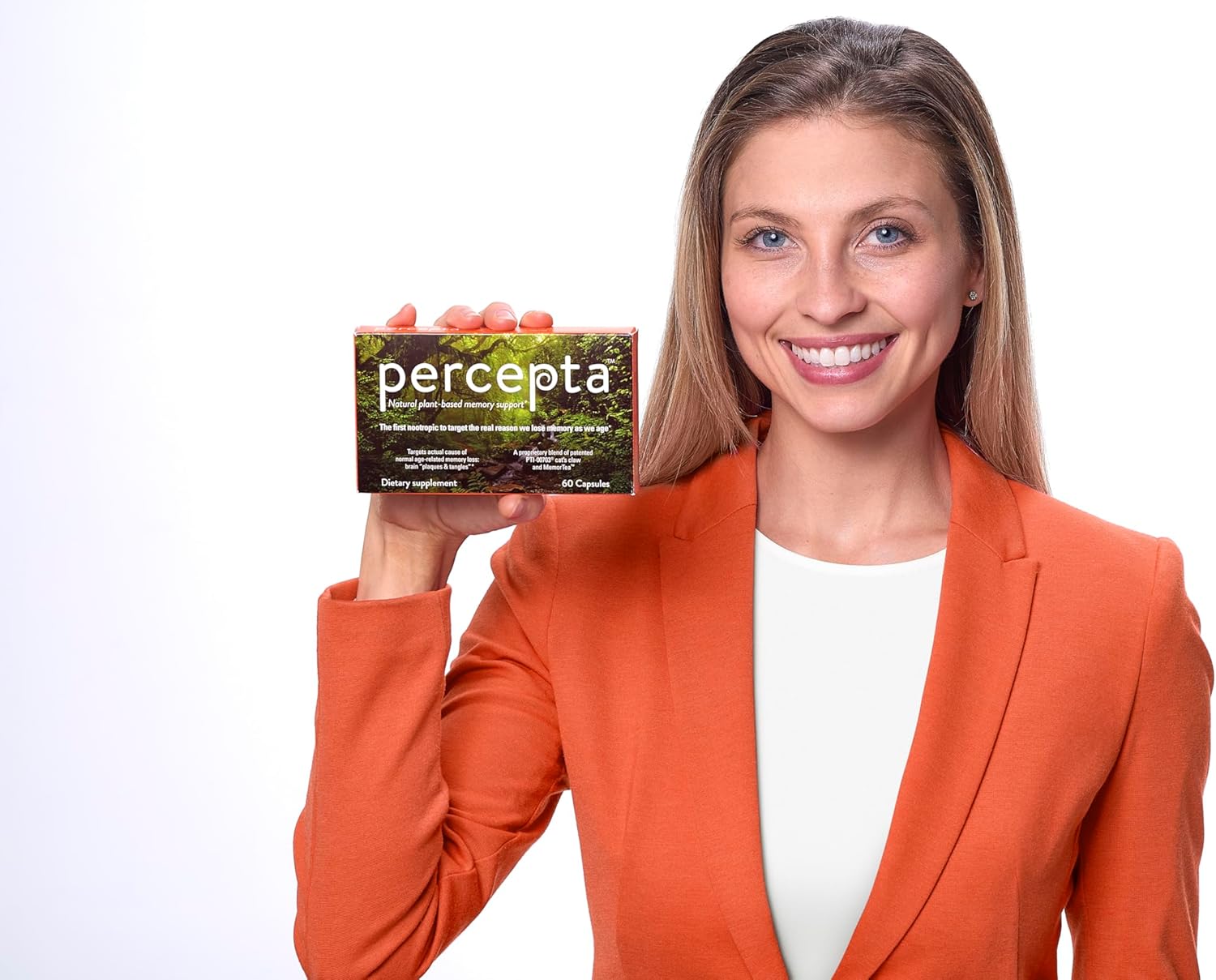 Buy Percepta Plant-Based Memory Support - Natural Nootropic Brain Booster - Memory, Focus, Concentration - 30 Day Supply On  Free Shipping On Qualified Orders