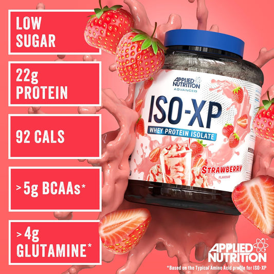 Applied Nutrition Iso-Xp Whey Protein Isolate – Over 21G Protein, Low Carb, Low Fat, Bcaa-Rich, Fast Absorption, Soy-Free, Halal-Certified (1.8Kg - 72 Servings) (Cafe Latte)