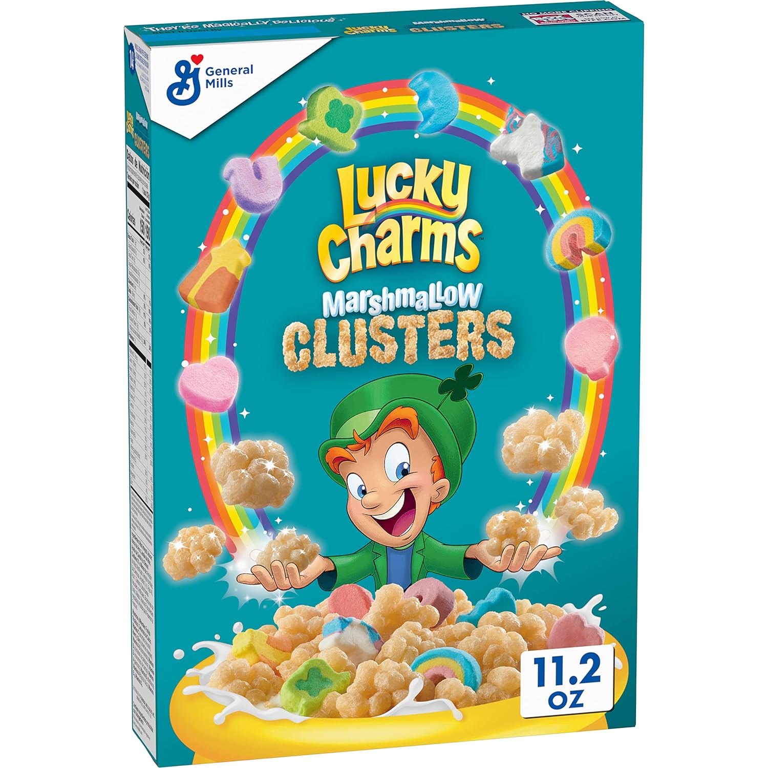 Lucky Charms Marshmallow Clusters Breakfast Cereal, 11.2oz