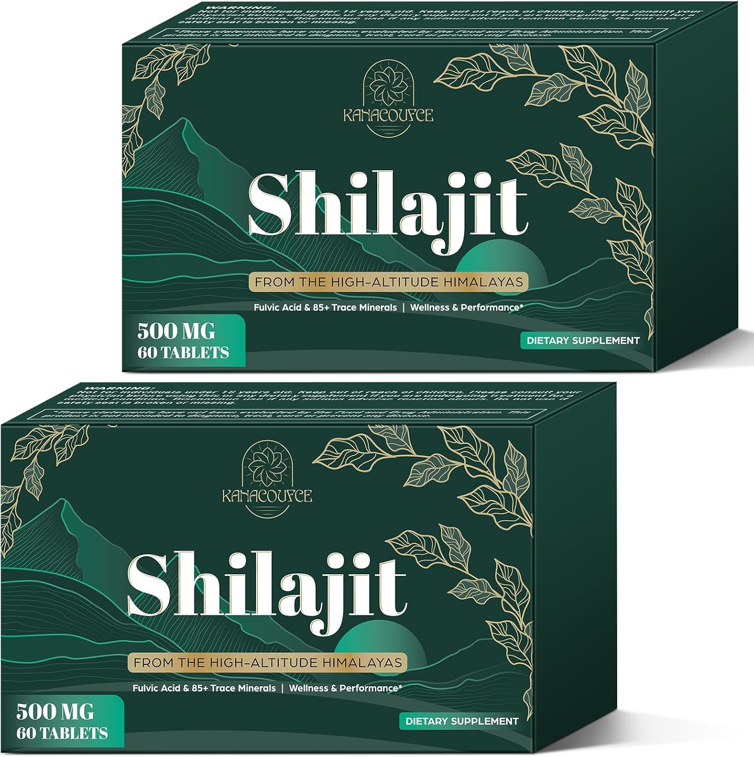 30,000 Mg Shilajit Tablets, Shilajit Himalayan Organic, With Fulvic Acid & 85+ Trace Minerals, More Effective Than Shilajit Resin & Capsules, Shilajit For Men & Women, With Lab Test. 120 Count