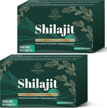 30,000 Mg Shilajit Tablets, Shilajit Himalayan Organic, With Fulvic Acid & 85+ Trace Minerals, More Effective Than Shilajit Resin & Capsules, Shilajit For Men & Women, With Lab Test. 120 Count
