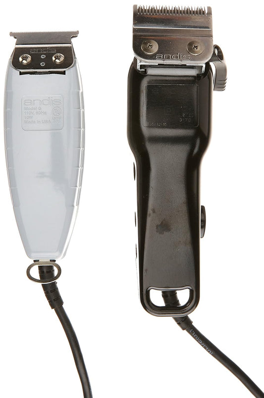 Andis 66325 Barber Combo-Powerful Clipper/Trimmer Comber Kit