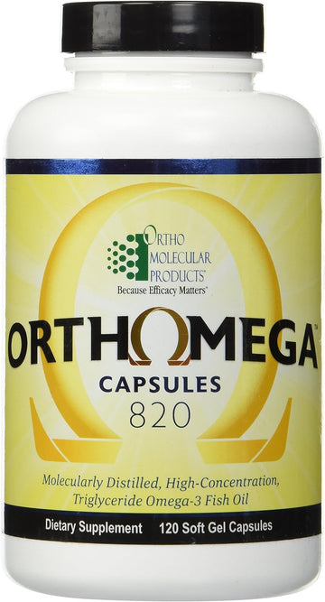 Ortho Molecular Products Orthomega 820 - 120 Soft Gel Capsules