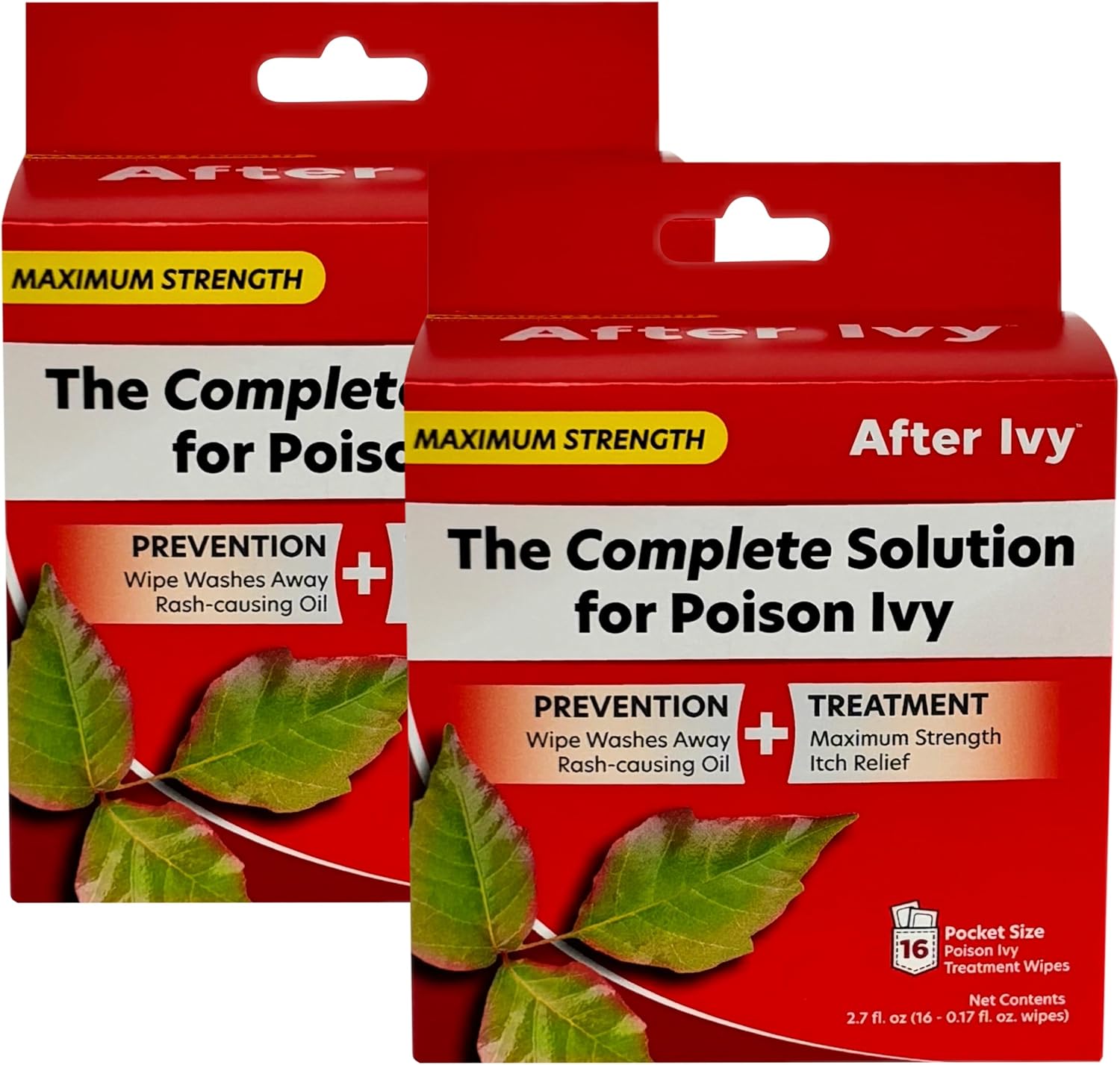After Ivy Relief & Treatment Wipes - Fast Itch Relief Care For Poison Ivy Encounters - All-Purpose Outdoor Itch Relief Wipes For Emergencies - On-The-Go Portable Wipes - Camping & Hiking Essentials