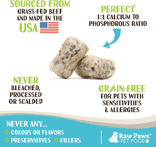 Raw Paws Freeze-Dried Green Beef Tripe For Dogs & Cats, 16 Oz - Made In Usa Green Beef Tripe Dog Food - Free-Range Cow Tripe Without Added Steroids Or Antibiotics - Raw Freeze-Dried Green Tripe