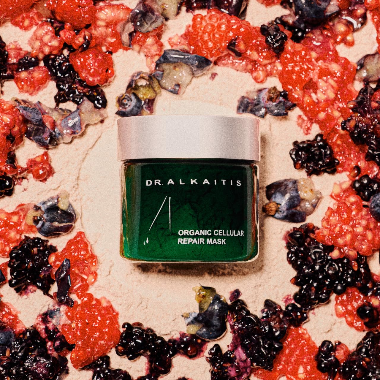 Dr. Alkaitis Organics Cellular Repair Mask - Antioxidant Rich Superfruit Complex With Maqui & Pomegranate - Skin Regeneration Formula (25G/1.05Oz) : Beauty & Personal Care