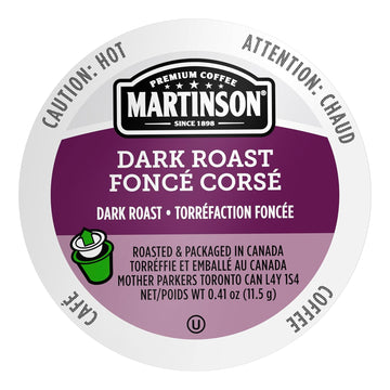 Martinson Dark Roast, Dark Roast Coffee, Keurig K-Cup Brewer Compatible Pods, 48 Count (Pack Of 1)