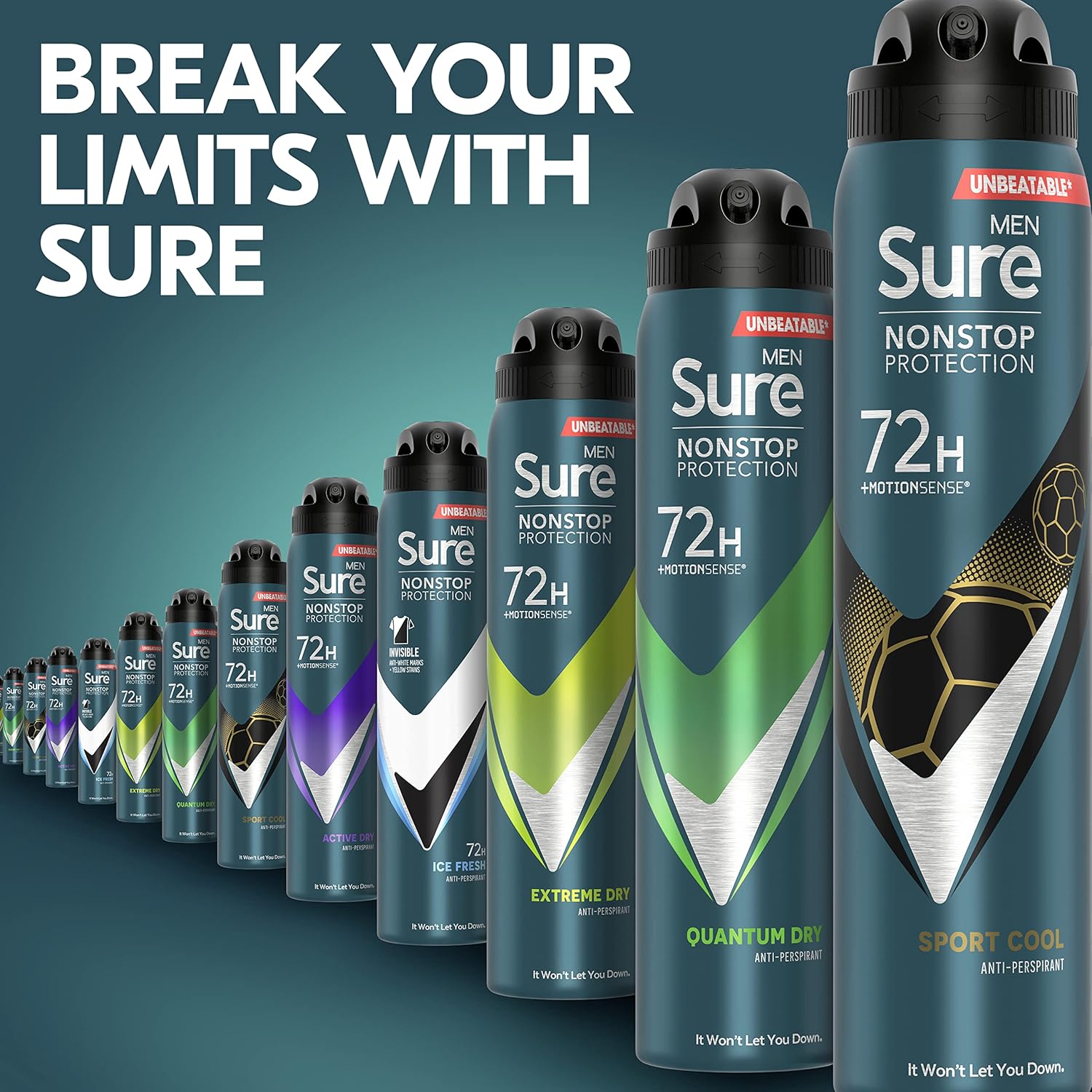 Sure Sport Cool Anti-perspirant 72h Protection, 250ml : Amazon.co.uk: Beauty