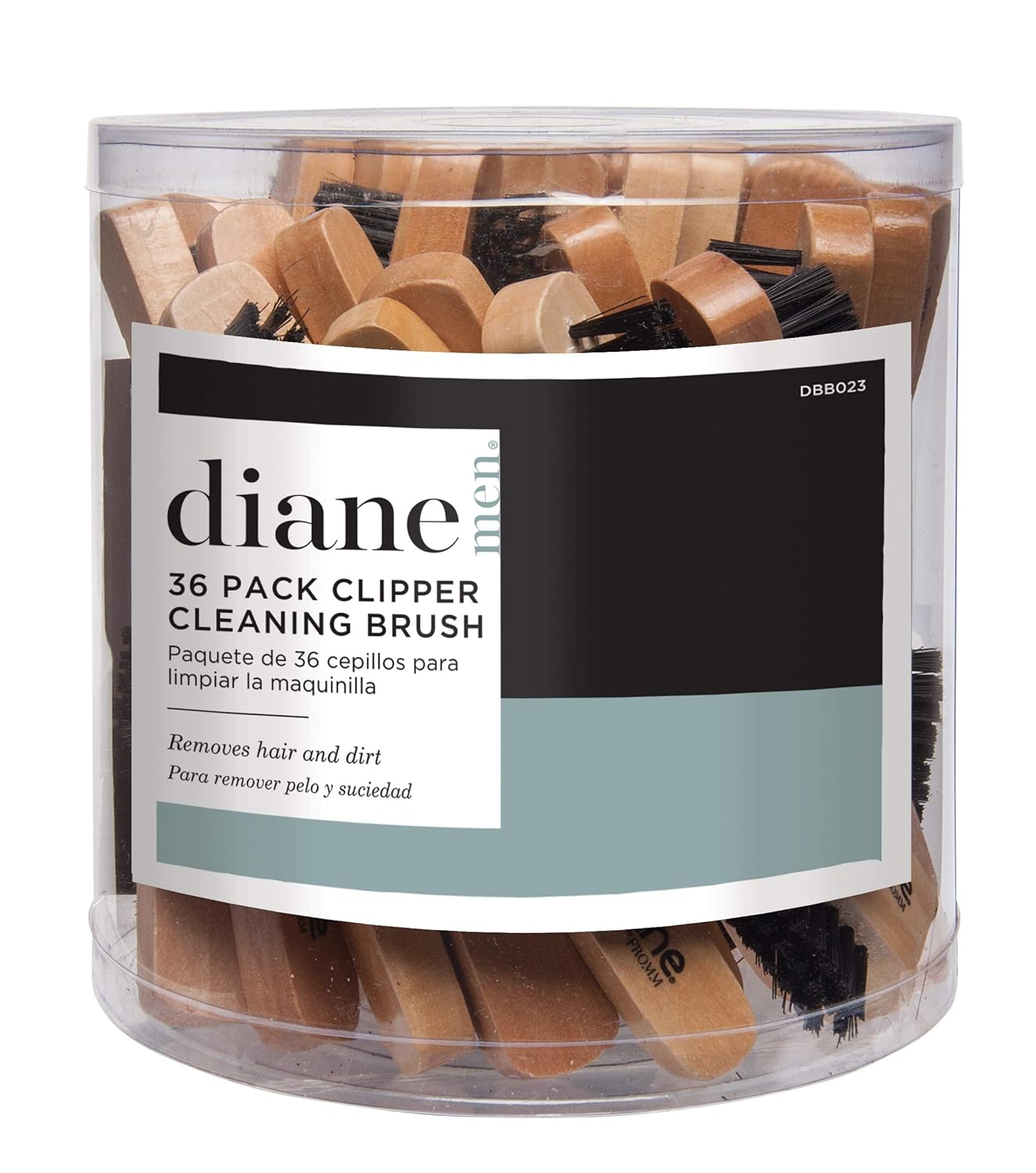 Diane DBB023 Hair Clipper Cleaner Brush – 36 Pack