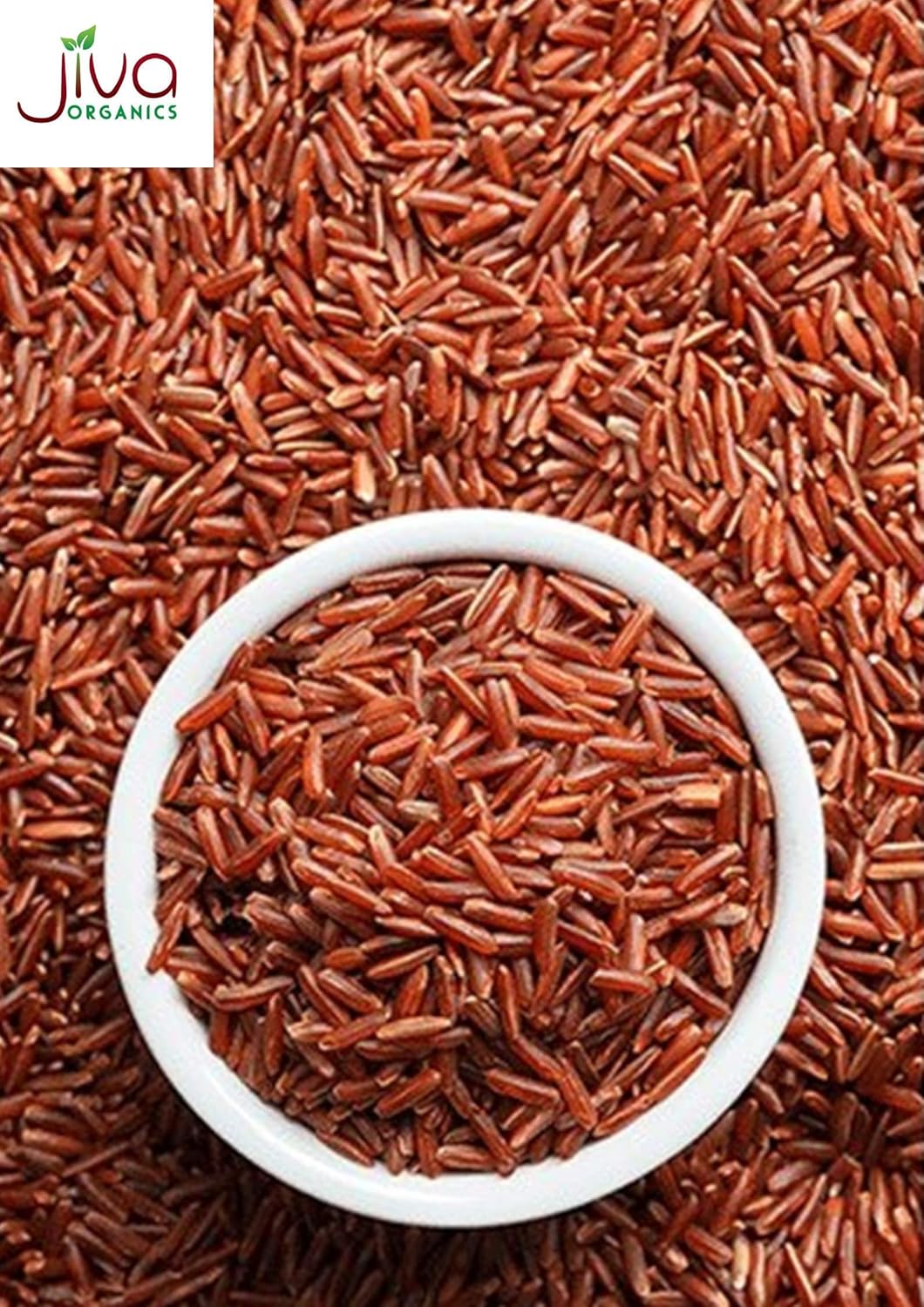 Jiva Organics Organic Red Rice 10 Pounds Bulk Bag From India - 100% Natural & Non-Gmo : Grocery & Gourmet Food