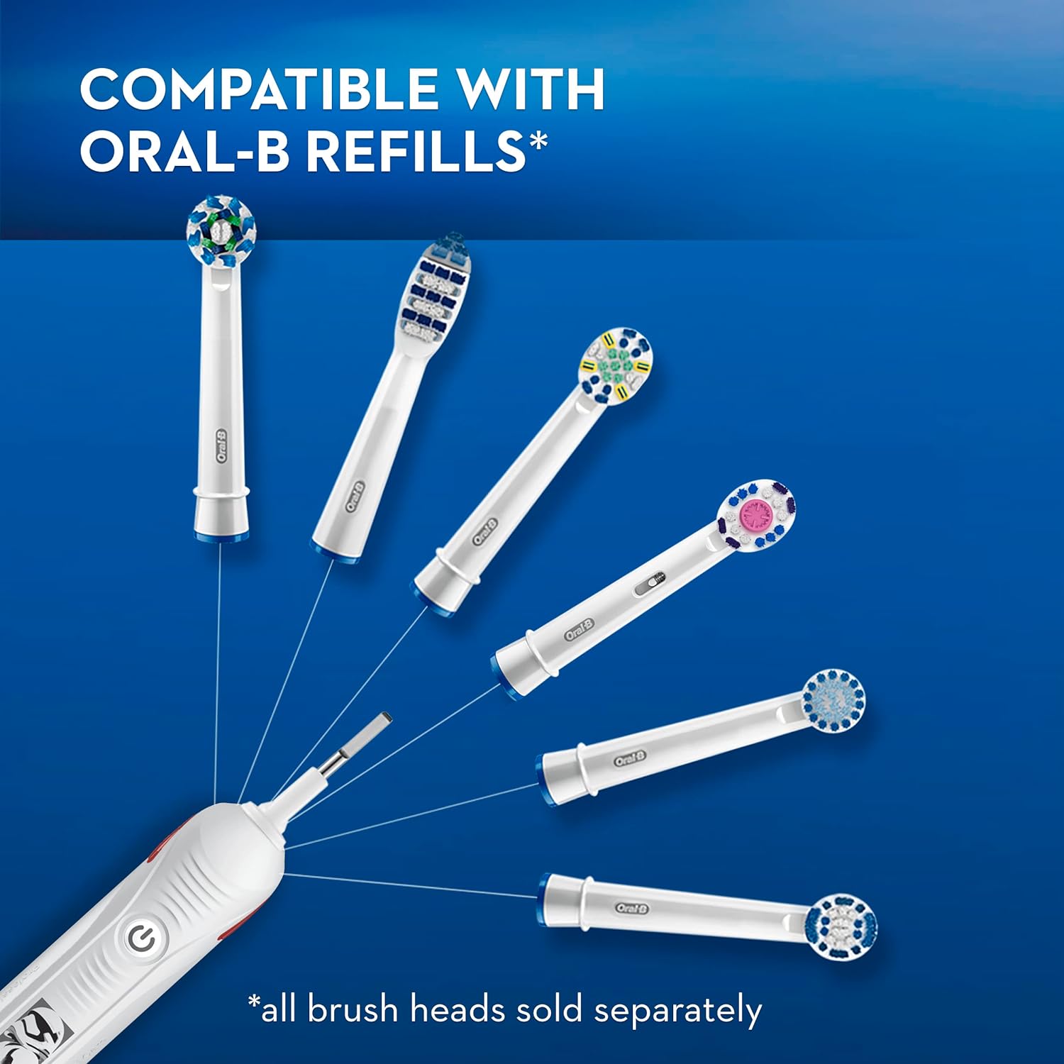 Oral-B Kids Electric Toothbrush with Replacement Brush Heads, Featuring Star Wars, for Kids 6+ : Health & Household