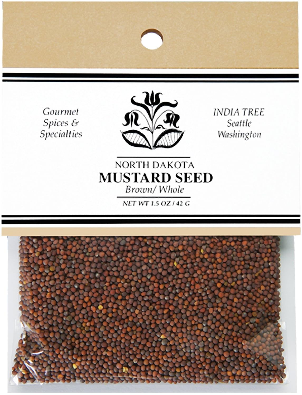 India Tree Mustard Brown, 1.5-Ounce (Pack Of 6)