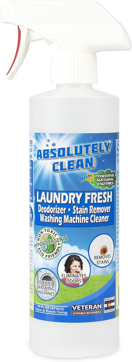 Amazing Laundry detergent liquid Stain and Odor Remover, Naturally Based Formula (USA Made)