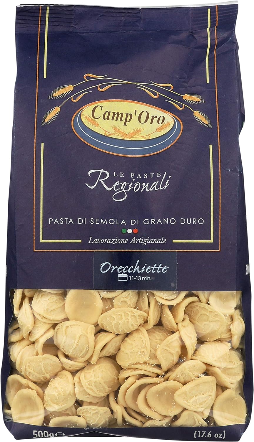 Camp'Oro Le Regionali Italian Pasta, Orecchiette, 17.6 Ounce (Pack of 16)