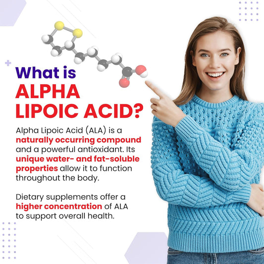 Vital Herbal Liposomal Alpha Lipoic Acid With Biotin, Vitamin C- Maximum Potency - Supports Immunity, Energy Levels- Made In The Usa