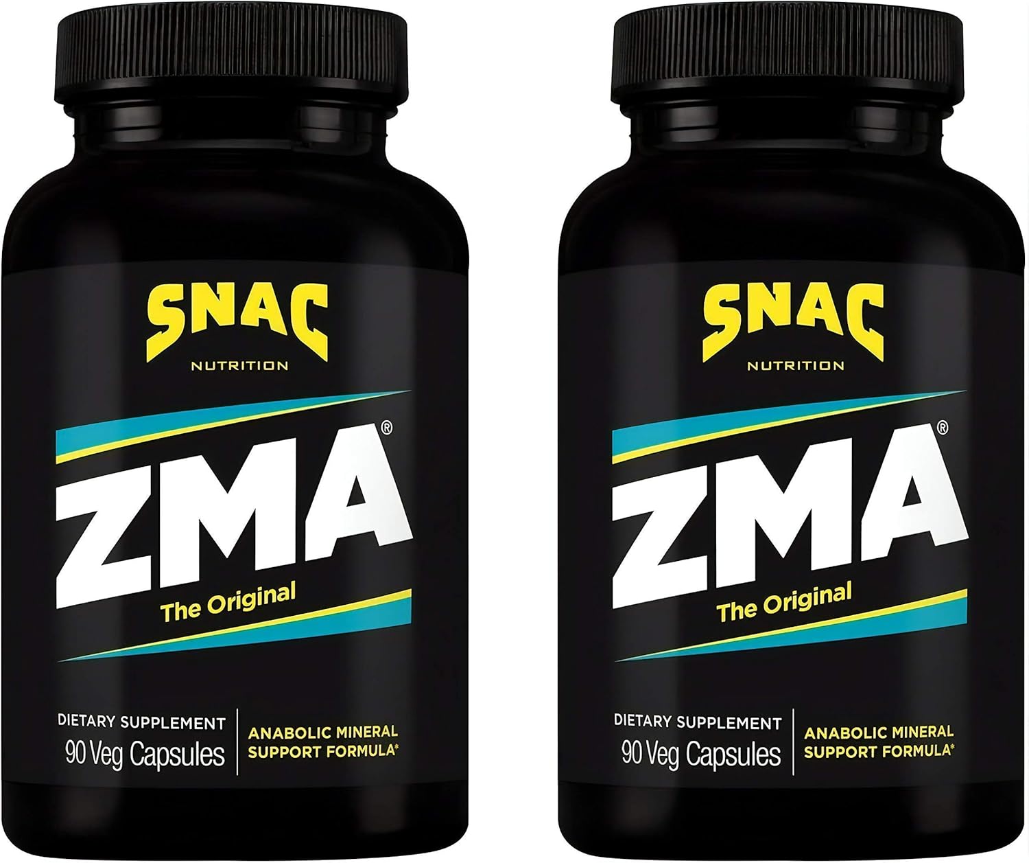 Snac Zma The Original Recovery & Sleep Supplement, Promotes Muscle Recovery, Immune Support & Restorative Sleep With Zinc, Magnesium & Vitamin B6 (90 Veggie Capsules)