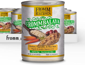 Fromm Frommbalaya Chicken, Vegetable, & Rice Stew Dog Food - Premium Wet Dog Food - Chicken Recipe - Case Of 12 Cans