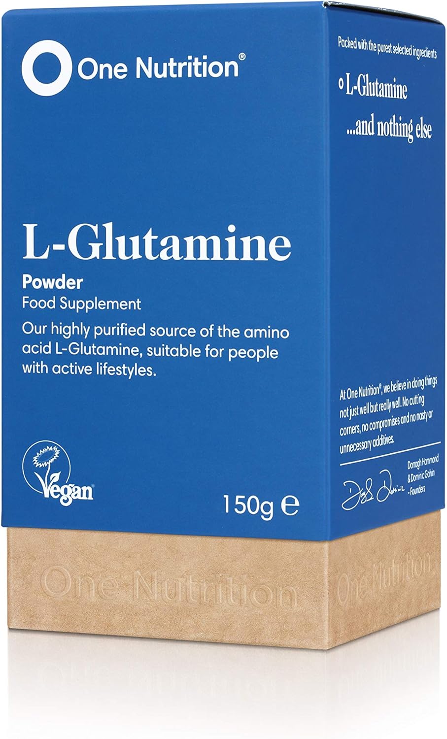 One Nutrition L-Glutamine - Highly Purified Amino Acid - No Fillers - No Binders - SportsNutrition Supplement - 150g Powder : Amazon.co.uk: Health & Personal Care
