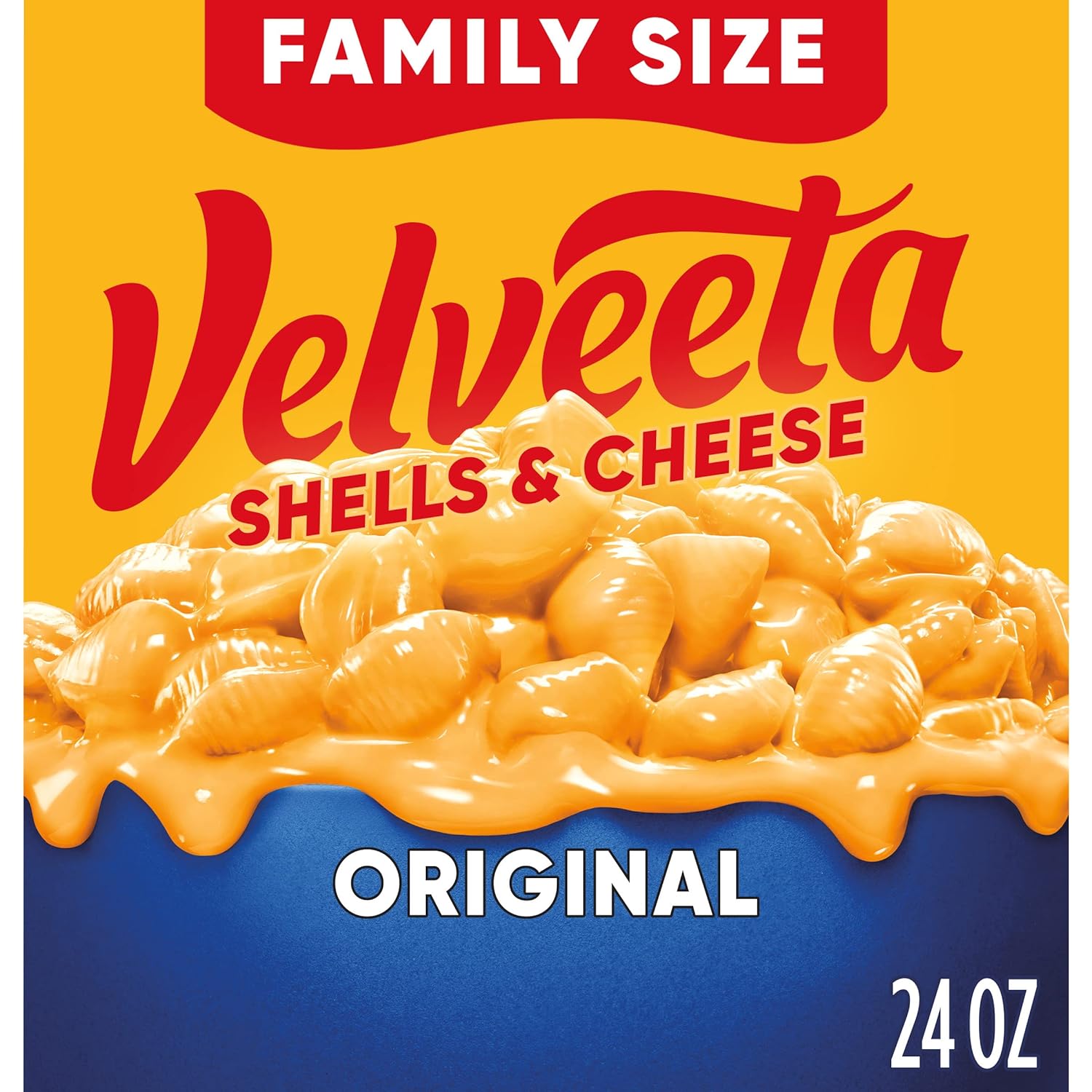 Velveeta Shells & Cheese Original Shell Pasta & Cheese Sauce Value Size Meal (24 oz Box)