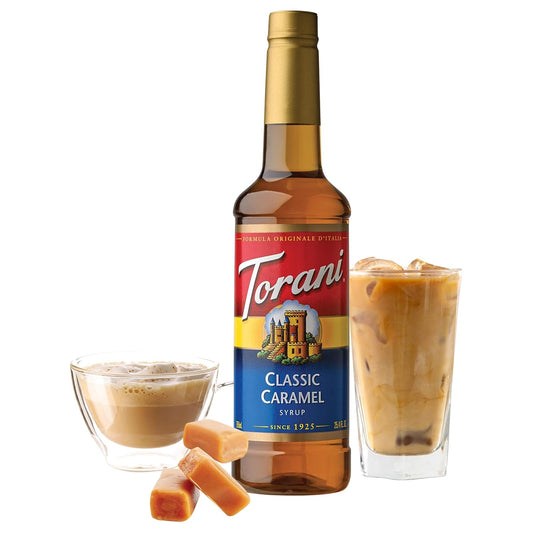 Torani Syrup, Classic Caramel, 25.4 Ounces (Pack Of 4)