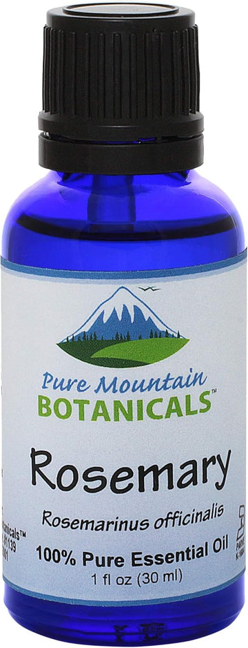 Rosemary (Rosemarinus Officinalis) Essential Oil - 100% Pure Natural & Kosher - 1 Fl Oz Bottle