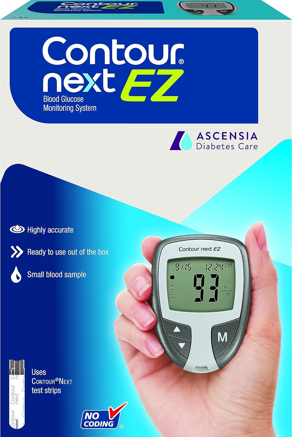 Contour Next Ez Blood Glucose Monitoring System