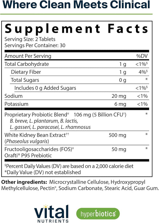 Hyperbiotics Pro Lean Vegan Probiotics For Women And Men | Time Released Probiotic With Orafti P95 Prebiotics | Supports Metabolism And Healthy | Gluten, Dairy, And Soy Free | 60 Tablets