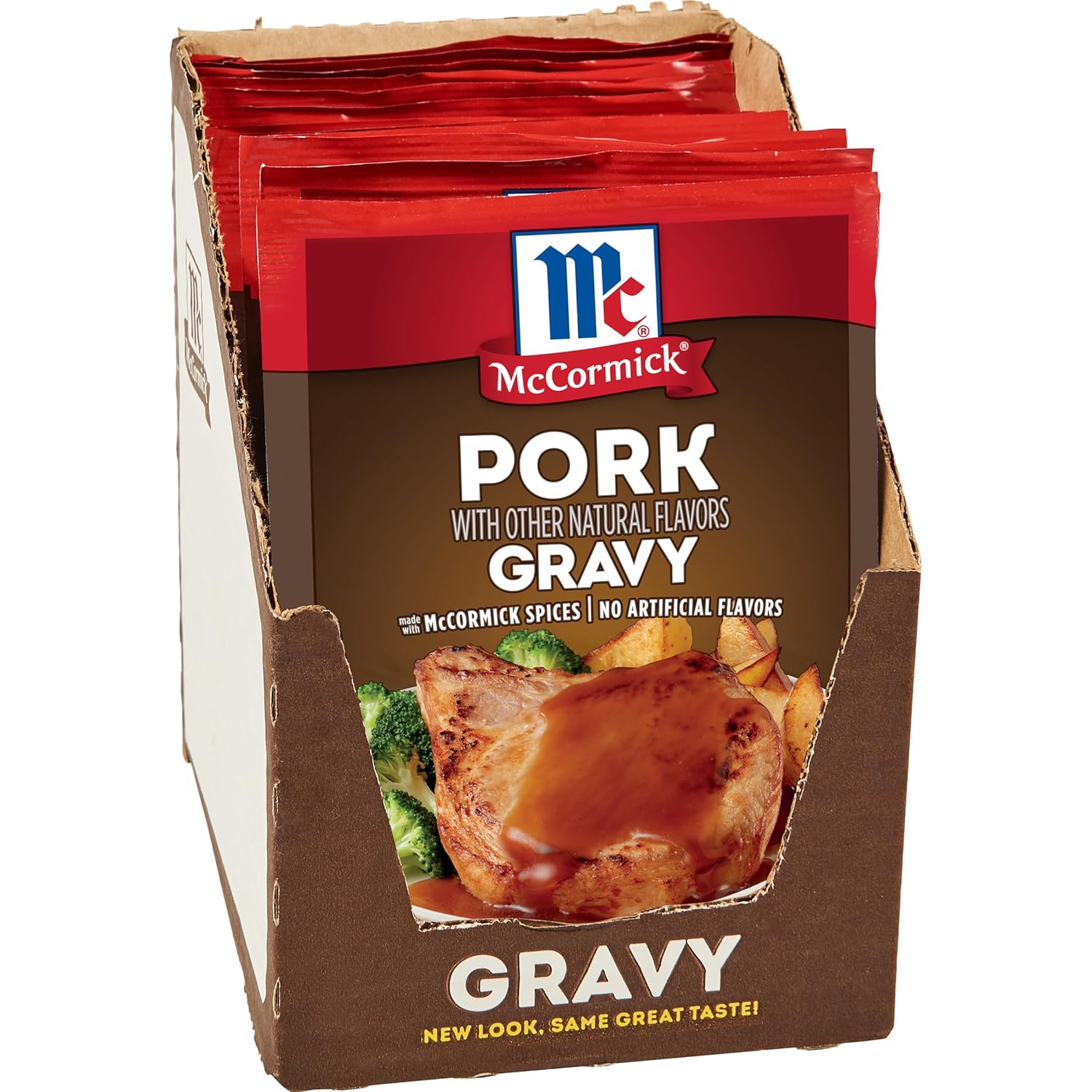 Mccormick Pork Gravy Mix, 0.87 Oz (Pack Of 12)