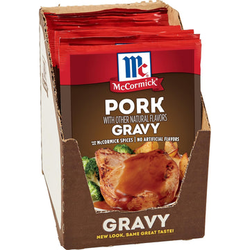 Mccormick Pork Gravy Mix, 0.87 Oz (Pack Of 12)