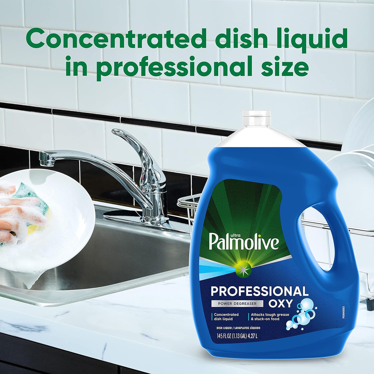 Palmolive Professional Dishwashing Liquid Dish Soap, Oxy Power Degreaser - 145 Fluid Ounce(Pack of 4) : Health & Household
