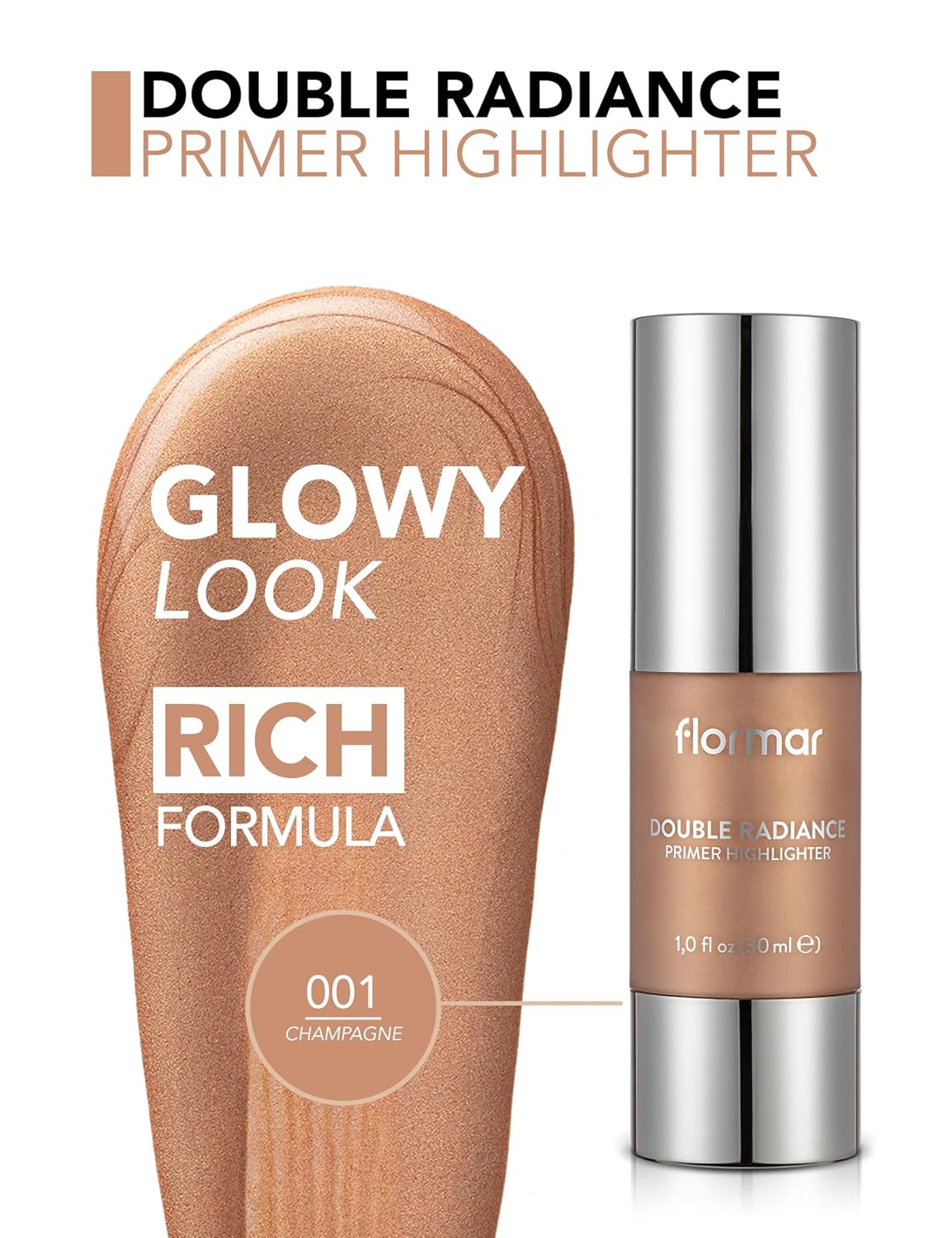 Double Radiance Primer Highlighter Champagne : Beauty & Personal Care