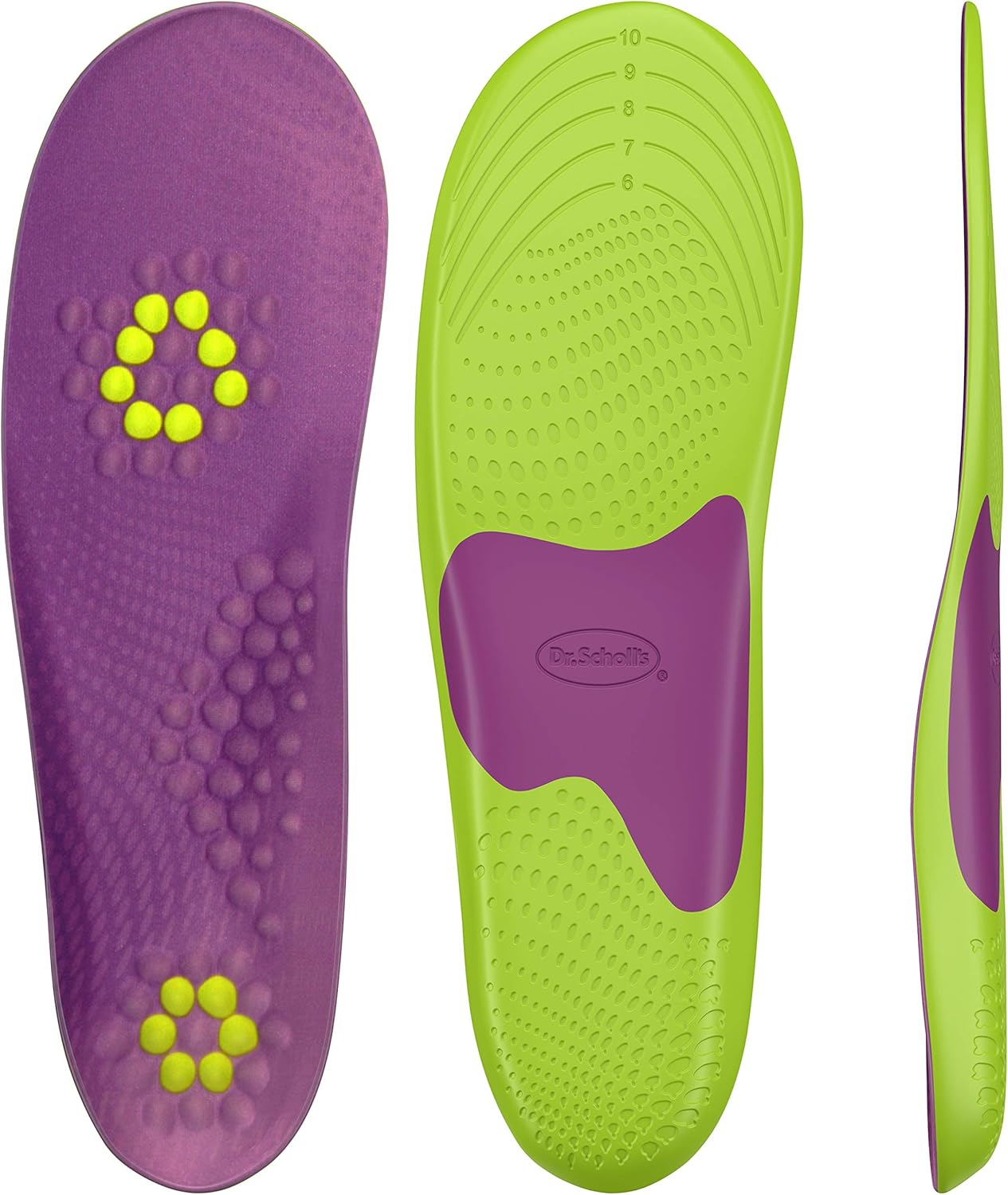 Dr. Scholl's Athletic Series Fitness Walking Insoles, Women’s Size 6-11, 1 PairMen's 8-14 1 Pair : Health & Household