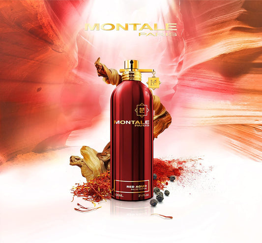 Montale Paris Red Aoud By Montale Eau De Parfum Spray 3.4 Oz