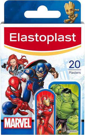 Elastoplast Disney Frozen Assorted Sizes (20 Pieces), Coloured First Aid Plasters For Children, Kid’S Everyday Plasters With Frozen Designs, Various Sizes, Skin-Friendly (Pack Of 2)