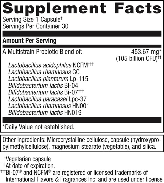 Metagenics Ultraflora Biomepro Probiotic - Daily Multistrain Probiotic Supplement To Help Support Gastrointestinal And Immune Health - 30 Capsules, 1 Month Supply