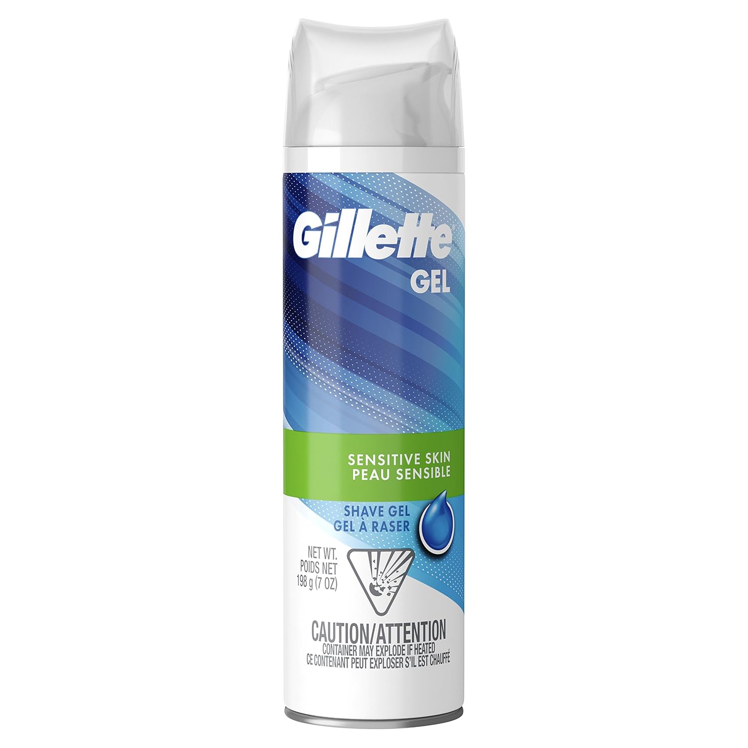 Gillette Gel Barbershop Fresh Shave Gel, 7 Oz