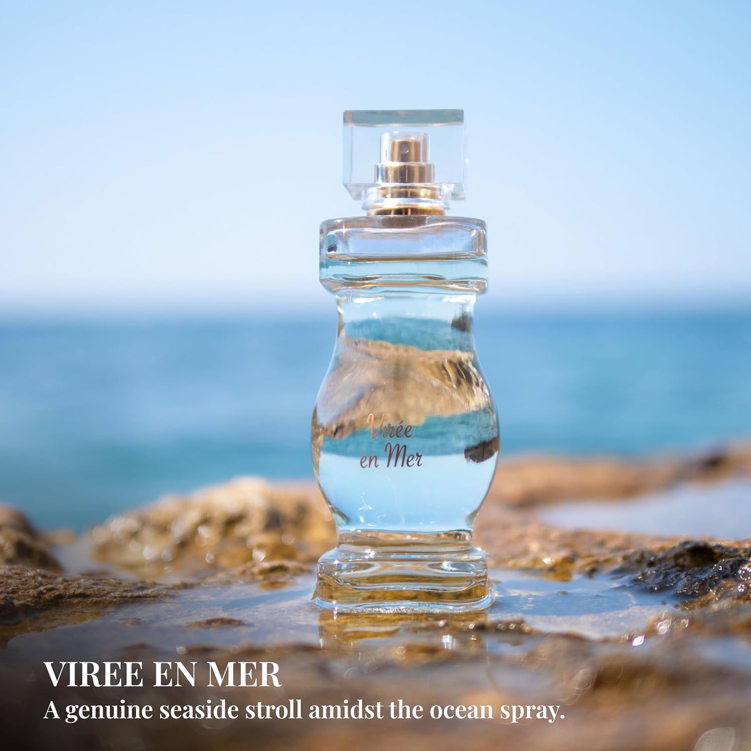 Jeanne Arthes, French Way Of Life, Collection Azur, Virée En Mer Eau De Parfum, Spray Perfume For Women, Fresh & Floral, Notes Of Lemon Zest, Lily Of The Valley, Peach, Made In France, 3.38 Fl.Oz : Beauty & Personal Care