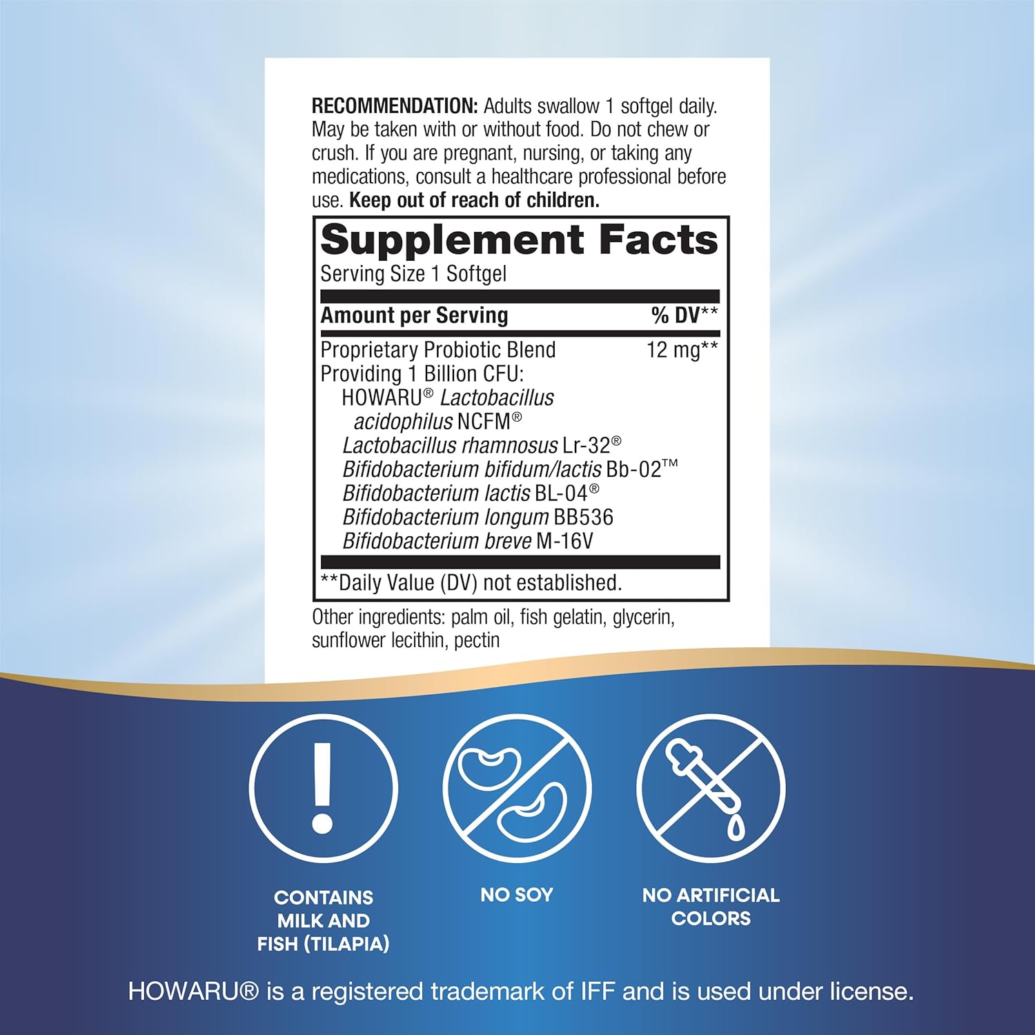 Nature's Way Complete Probiotic Pearls, Supports Digestive Balance*, 1 Billion Live Culture, Supplement for Men and Women, No Refrigeration Required, 30 Softgels (Packaging May Vary) : Health & Household