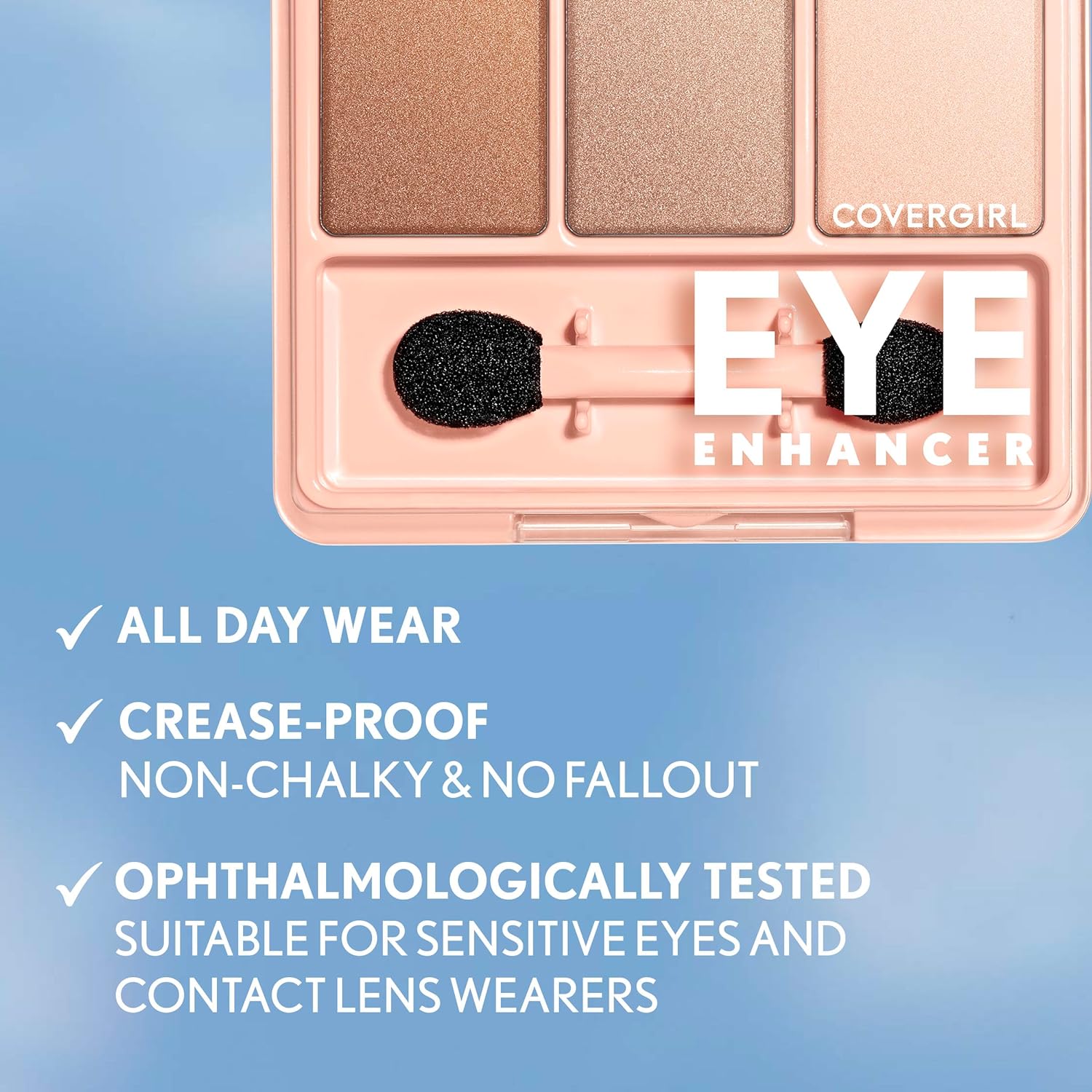 Covergirl Eye Enhancer, Sweet Plum, Eyeshadow Trio, Easy To Wear, Clean & Vegan, Talc-Free, Matte & Shimmer Finishes, Smudge-Proof, 0.14Oz : Beauty & Personal Care