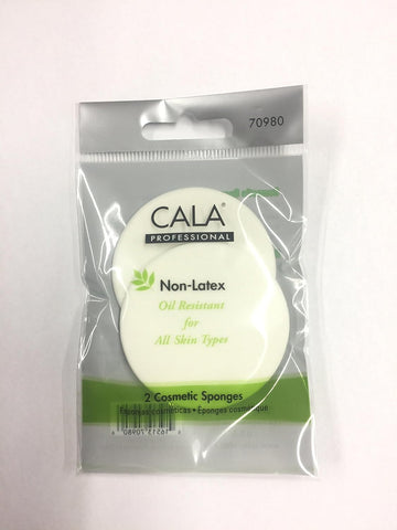 Cala Non Latex Round Sponges 2 Count, 2 Count