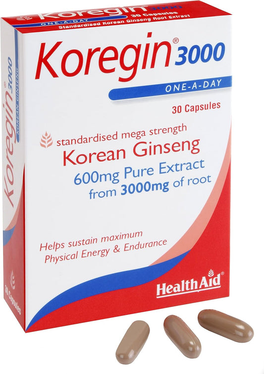 HealthAid Koregin 3000-30 Capsules : Amazon.co.uk: Health & Personal Care