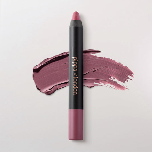Pippa of London Supermatte Lipstick Pencil 414 Borderline Waterproof Lip Crayon : Amazon.co.uk: Beauty