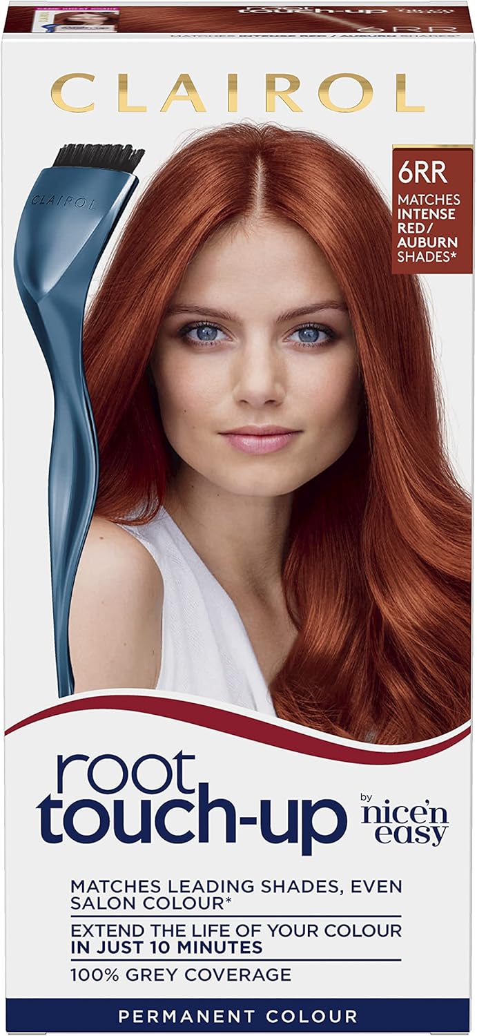 Clairol Root Touch-Up Permanent Hair Dye, 6Rr Intense Red