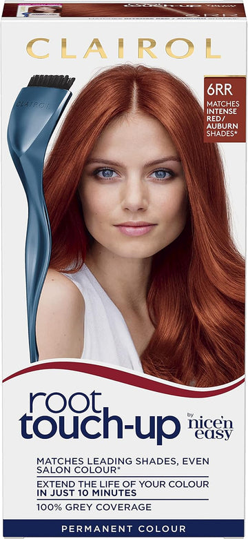 Clairol Root Touch-Up Permanent Hair Dye, 6Rr Intense Red