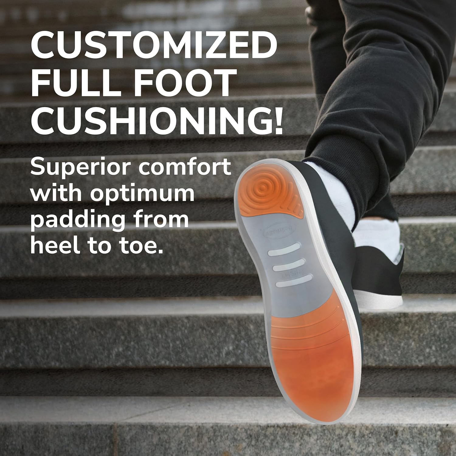 Dr. Scholl's Custom FiT Comfort Insoles, Low Arch Support Shoe Inserts for Women Size 10.5-11 | Men 9.5-10, Full Length Insoles Men Women, Superior All Day Comfort and Plantar Fasciitis Relief. CF760 : Health & Household