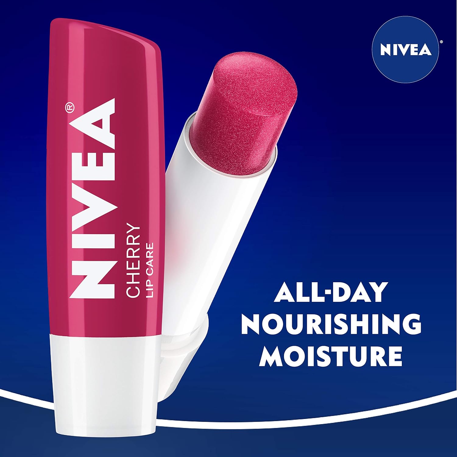 NIVEA Cherry Lip Care - Tinted Lip Balm for Beautiful, Soft Lips - Pack of 4 : Everything Else