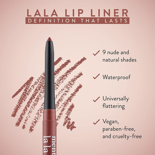 Mented Cosmetics Lip Liner For Women, Dark Brown Lipliner Lip Pencil, Waterproof Lipliner, Vegan + Cruelty Free Makeup, Foxy