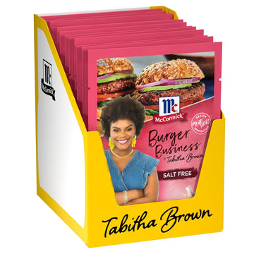 Mccormick Burger Business Seasoning Mix By Tabitha Brown, 1 Oz (Pack Of 12)