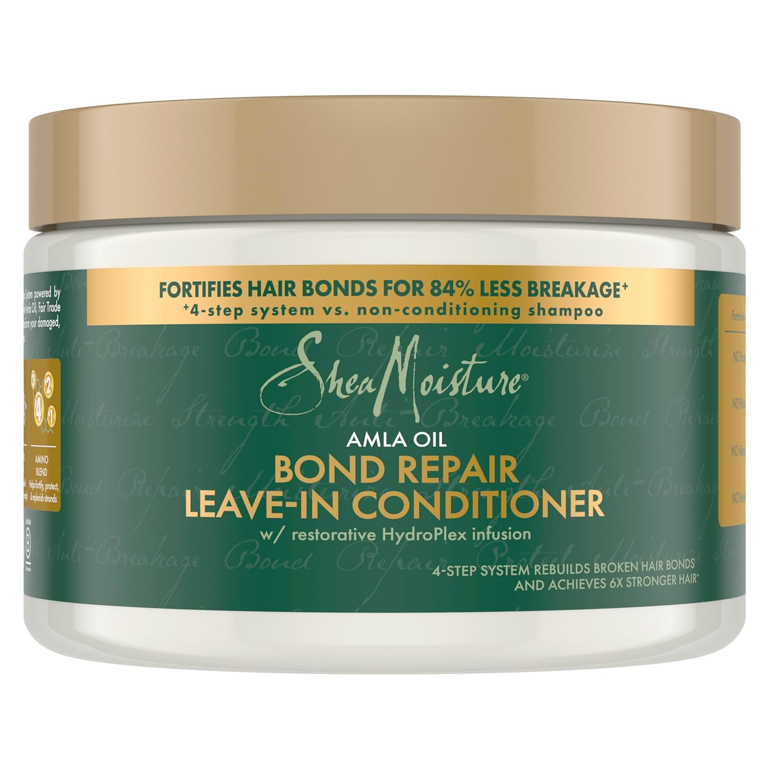 SheaMoisture Bond Repair Leave-In Conditioner Amla Oil to Strengthen and Repair Curls with Restorative HydroPlex Infusion 11 oz